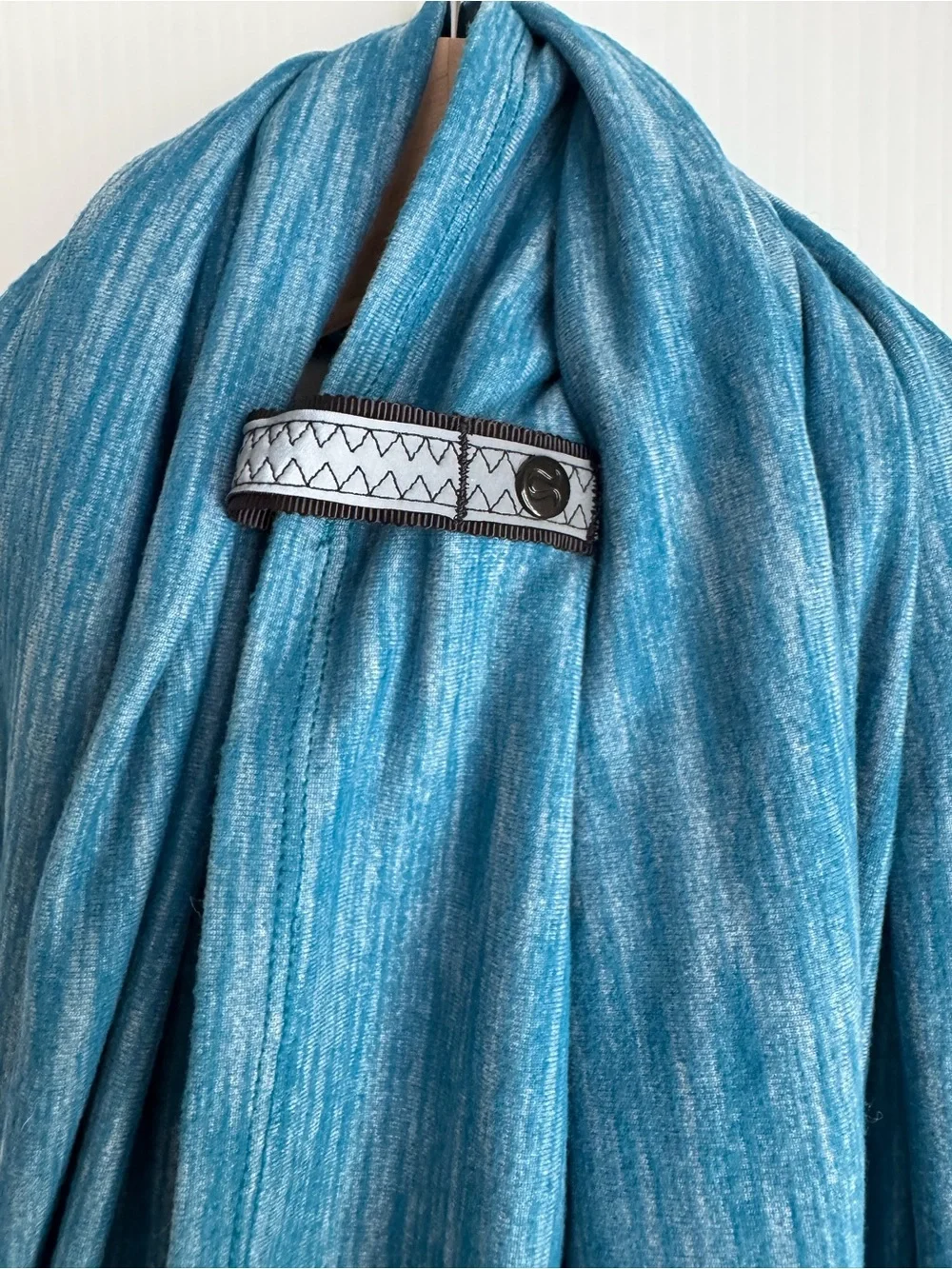 Lululemon Vinyasa Scarf Heathered Tofino Teal Blue